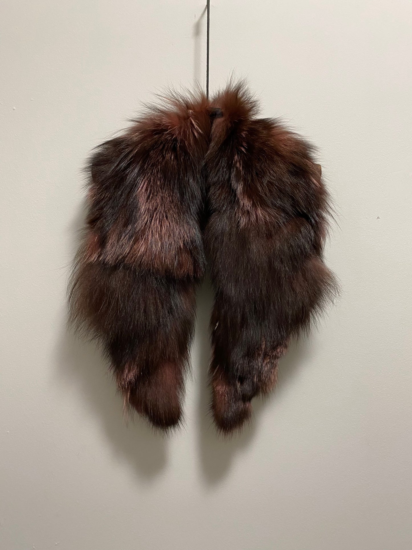 DYED FUR STOLE