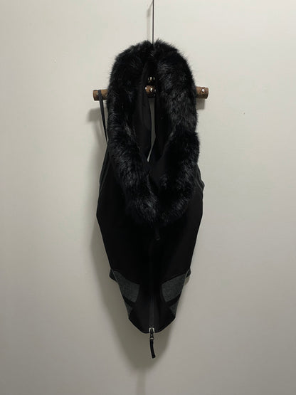 JEAN PAUL GAULTIER OPEN BACK DOUBLE ZIP VEST