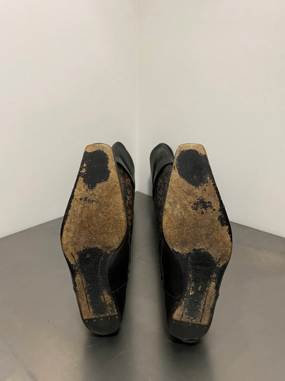 MARITHÉ + FRANÇOIS GIRBAUD BELTED LEATHER BOOTS