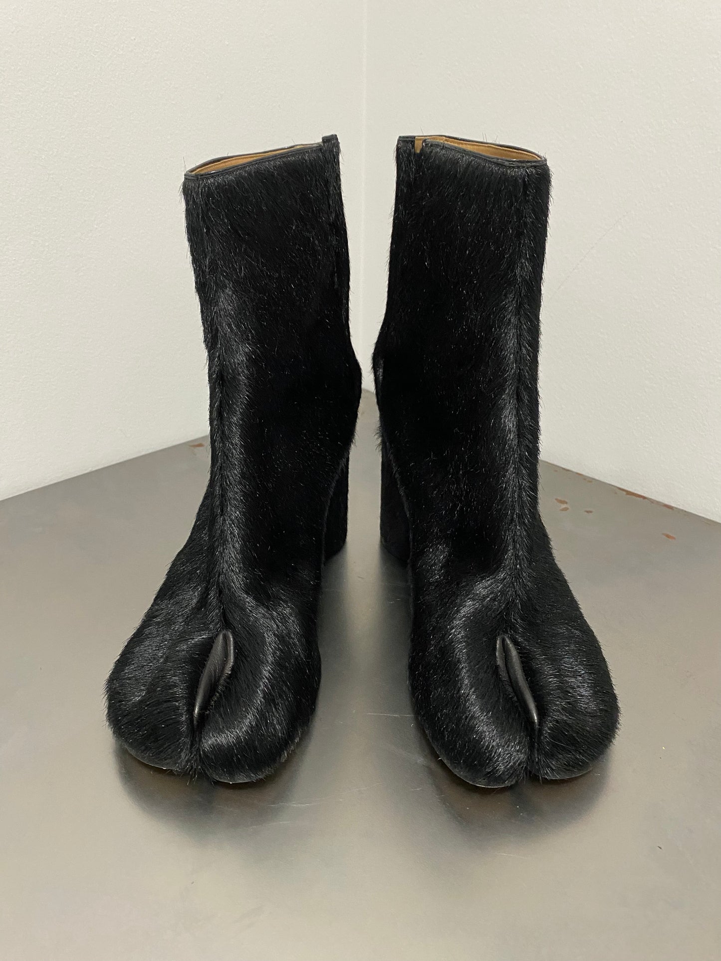 MAISON MARGIELA PONY HAIR TABI BOOTS