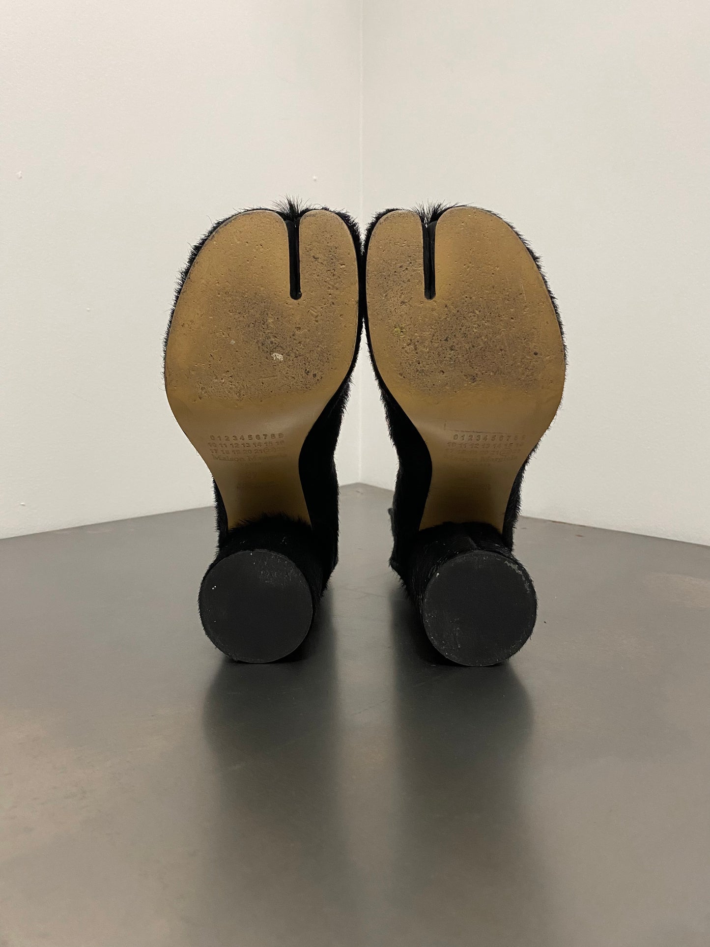 MAISON MARGIELA PONY HAIR TABI BOOTS