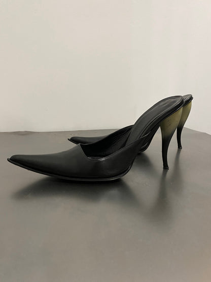 ITALIAN DESIGNER HORN MULES
