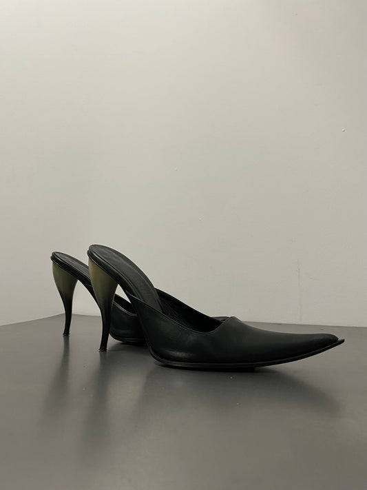 ITALIAN DESIGNER HORN MULES