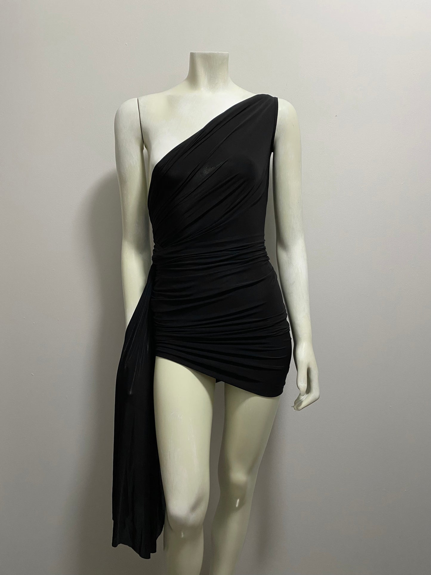 BALENCIAGA TWISTED DRAPED DRESS