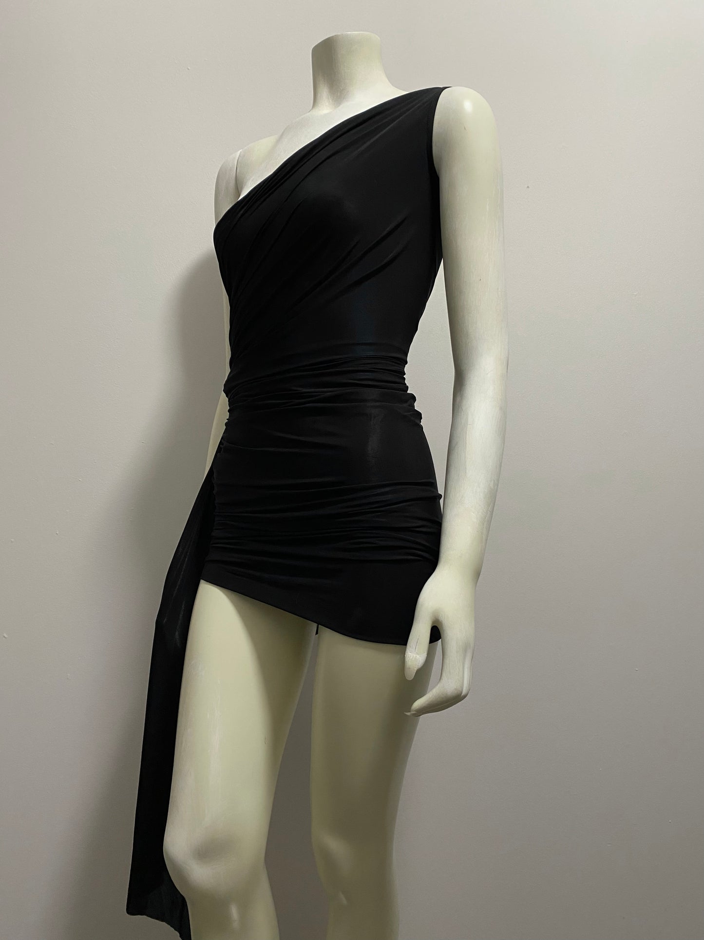BALENCIAGA TWISTED DRAPED DRESS