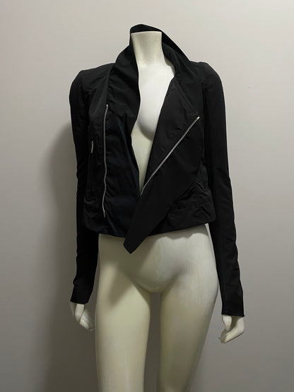 RICK OWENS DRAPED MOTO JACKET