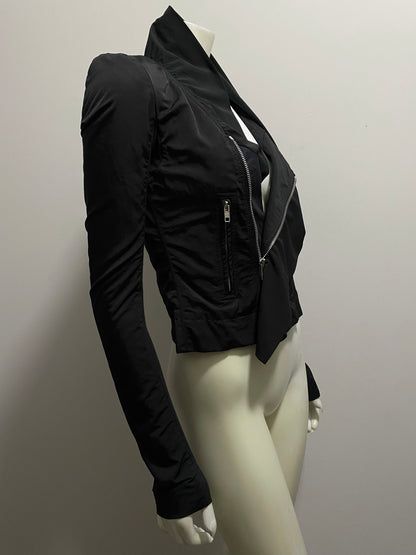 RICK OWENS DRAPED MOTO JACKET