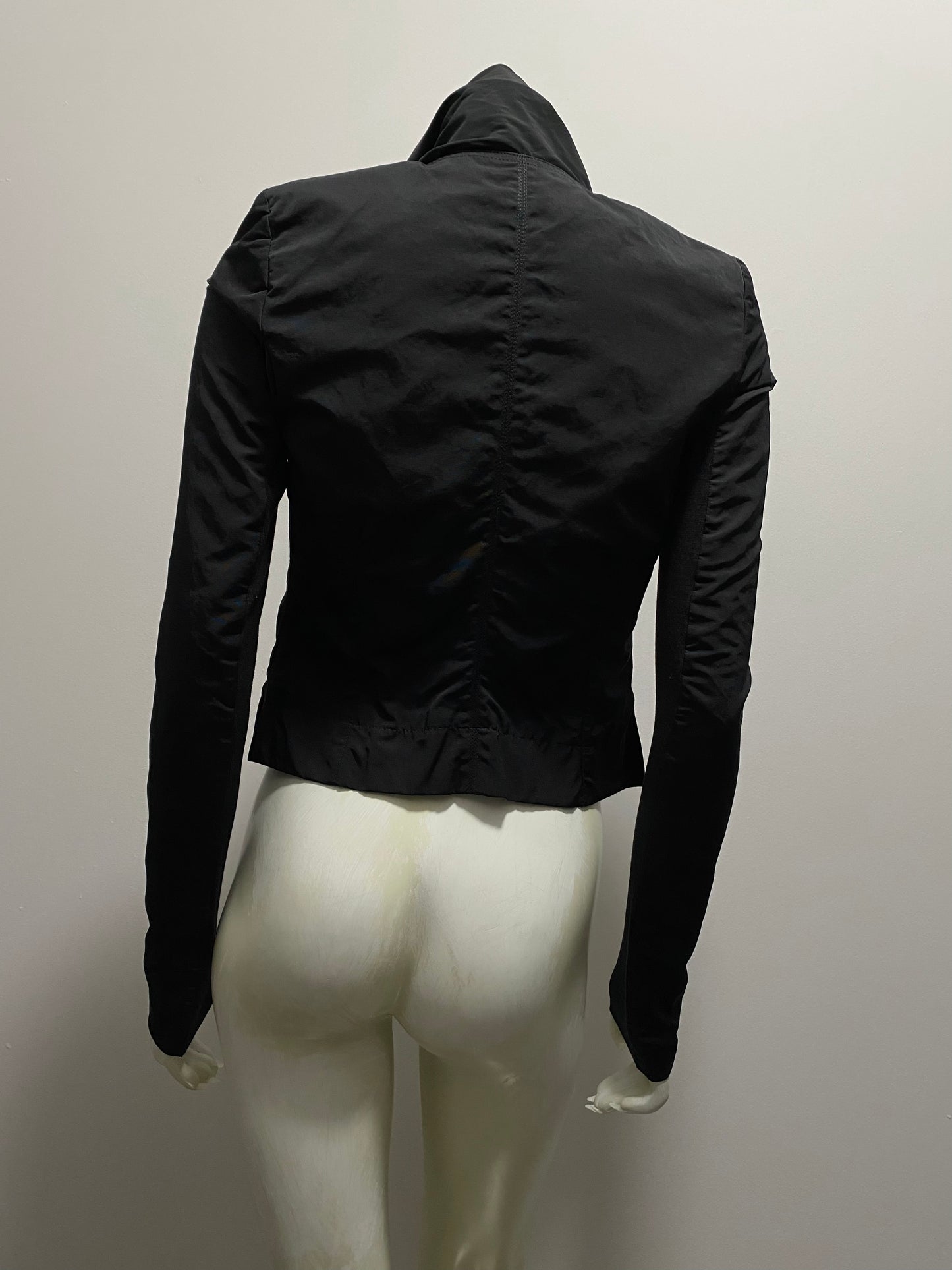 RICK OWENS DRAPED MOTO JACKET