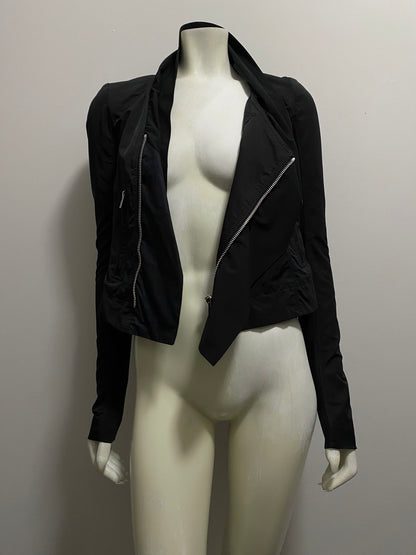 RICK OWENS DRAPED MOTO JACKET