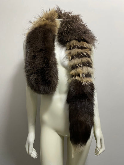 CHIMERA MIXED FUR STOLE
