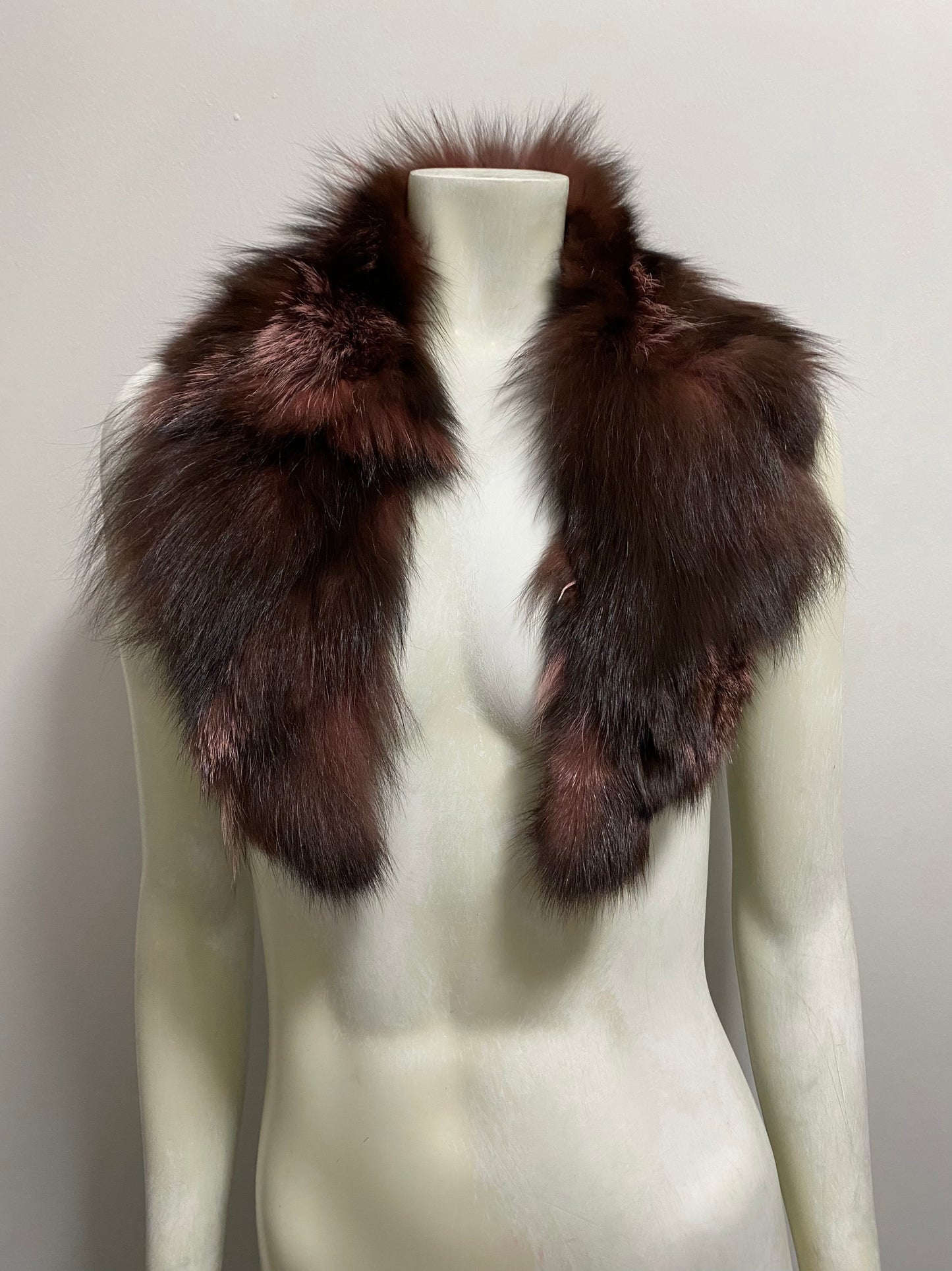 DYED FUR STOLE