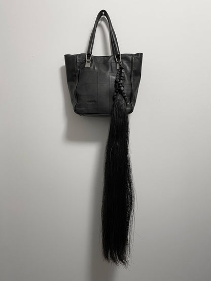 BLACK HORSE TAIL ADORNMENT